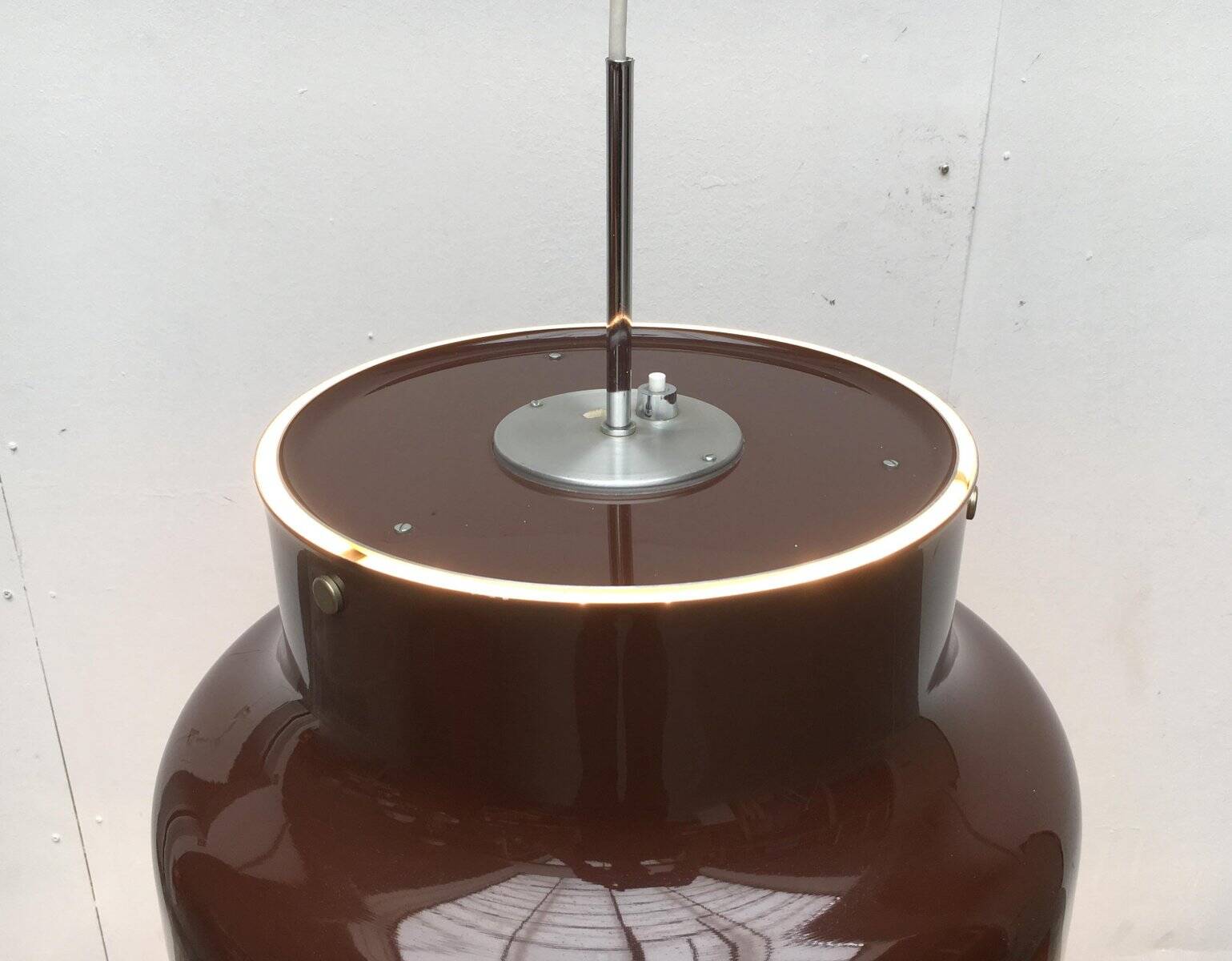 Mid-century Swedish suspended lamp Bumling by Anders Pehrson for Ateljé Lyktan, 1960s.