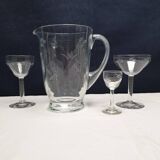 Prlncess House Heritage 30 Piece Etched Crystal Stemware Set