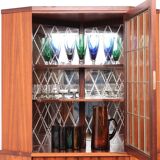 Danish rosewood corner display cabinet, 1960s