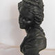 Buste de femme belle époque sculpture platre