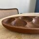 Brutalist wooden dish