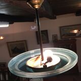 Art Deco pendant lamp in glass period 1930 1940