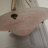 Art Deco glass paste chandelier