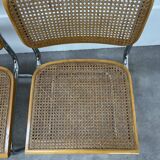 3 Cesca B32 chairs by Marcel Breuer