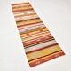 3x9 Striped Kilim Runner, Wool Runner Rug, 74x263Cm