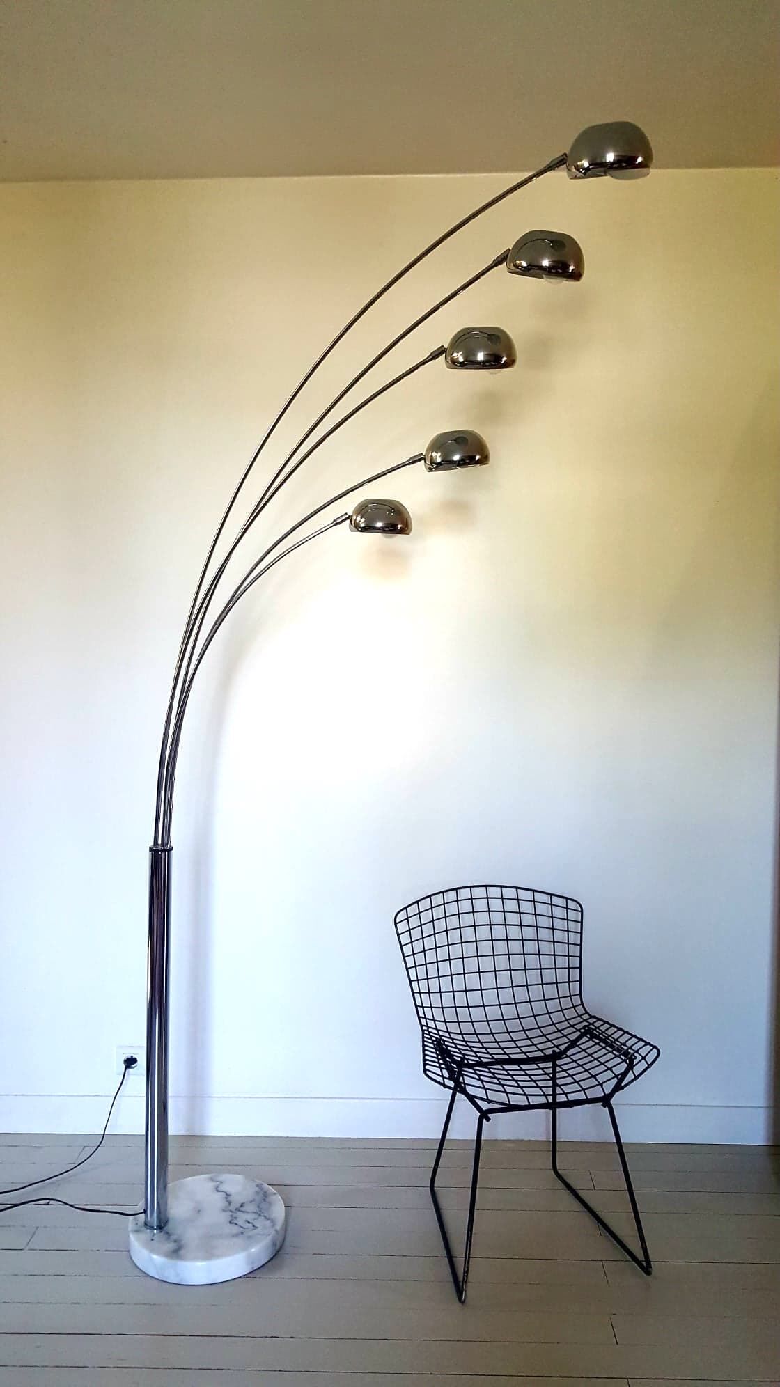 Lampadaire muguet 5 bras