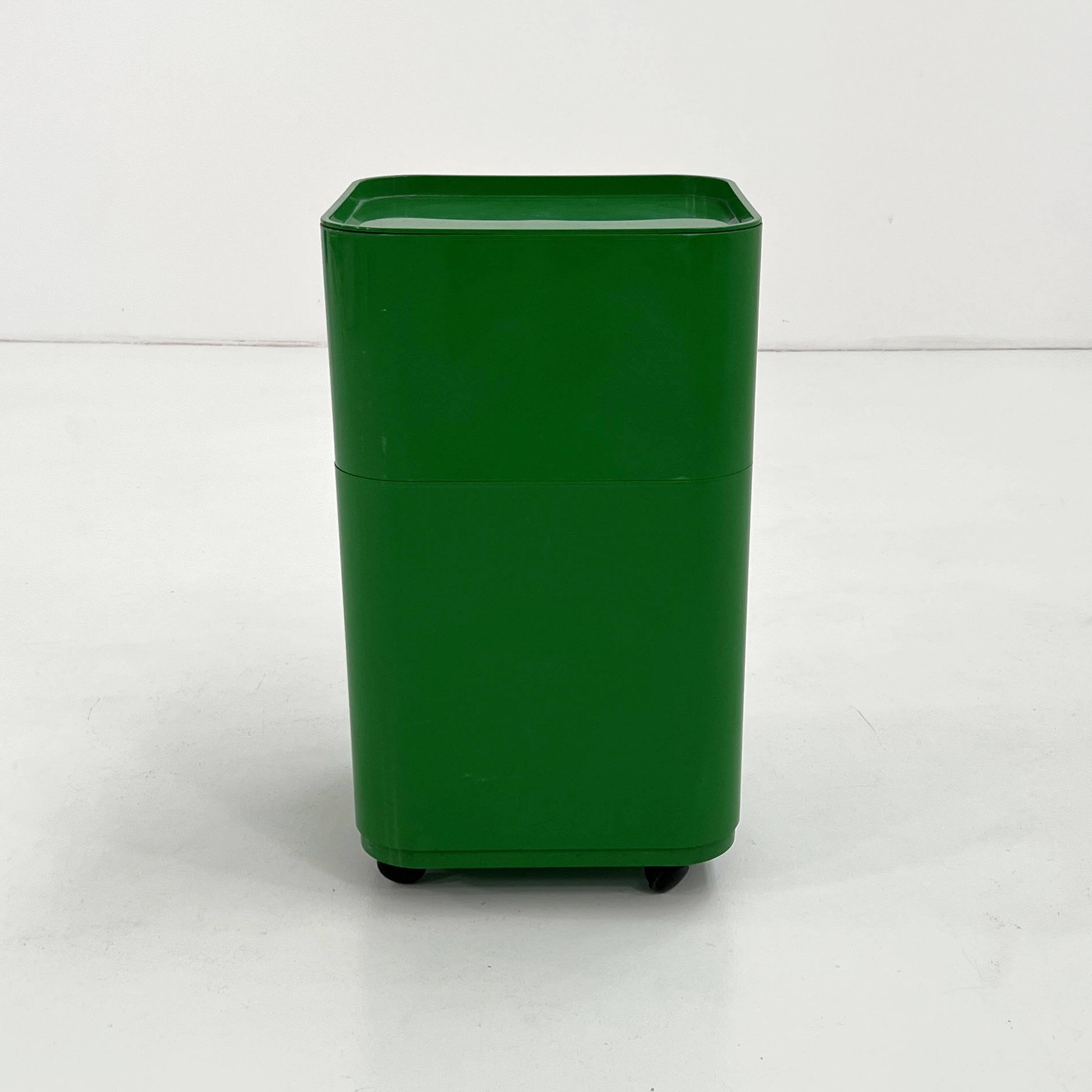 Componibili cabinet in green by Anna Castelli Ferrieri for Kartell, 1970