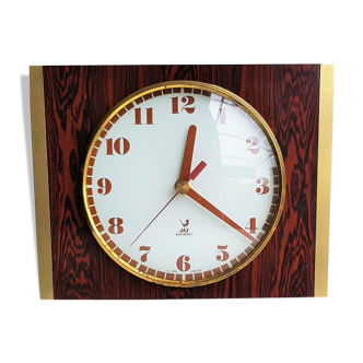 Horloge vintage jaz en formica années 70