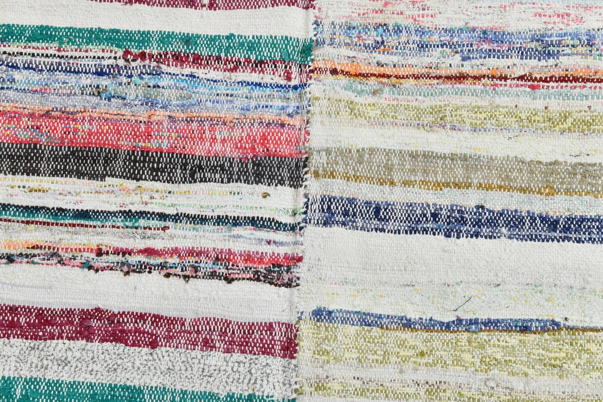 5x8 Shades Of Multicolor Handmade Vintage Kilim Rug, 167x251Cm