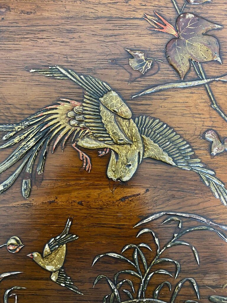 Bailly Théroux Lacquered side table of Japanese inspiration late nineteenth century