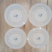 Lot of 4 Large Flat Plates Porcelain ARA Pier Import