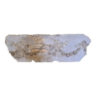 Antique French Louis XVI Plaster Ornament, 18th Century.