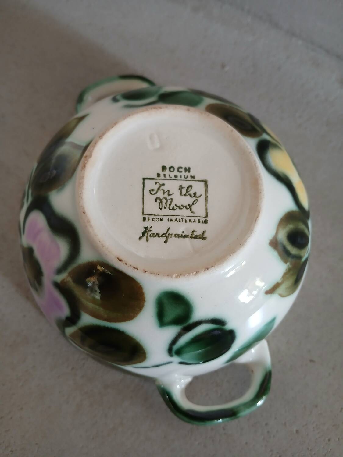 Small antique Boch bowl