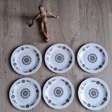 Set 6 assiettes Murielle BFK 1966