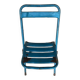 Lot de 6 chaises pliantes style écolier ou industriel des années 1950/60