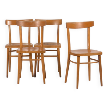 4 dining chairs, c.1950