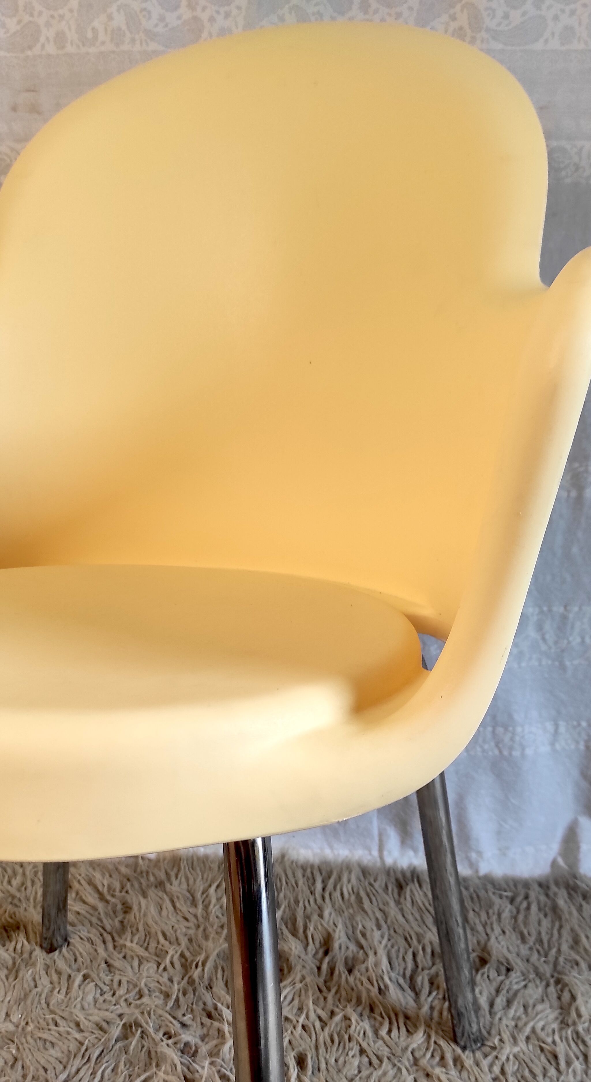 Chaise beige « GoGo Basic » par Marcello Ziliani pour Sintesi - fin XXème