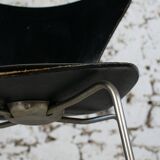 Black series 7 chair Arne Jacobsen for Fritz Hansen