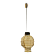 Vintage Bronze Glass Light Pendant 1960’s