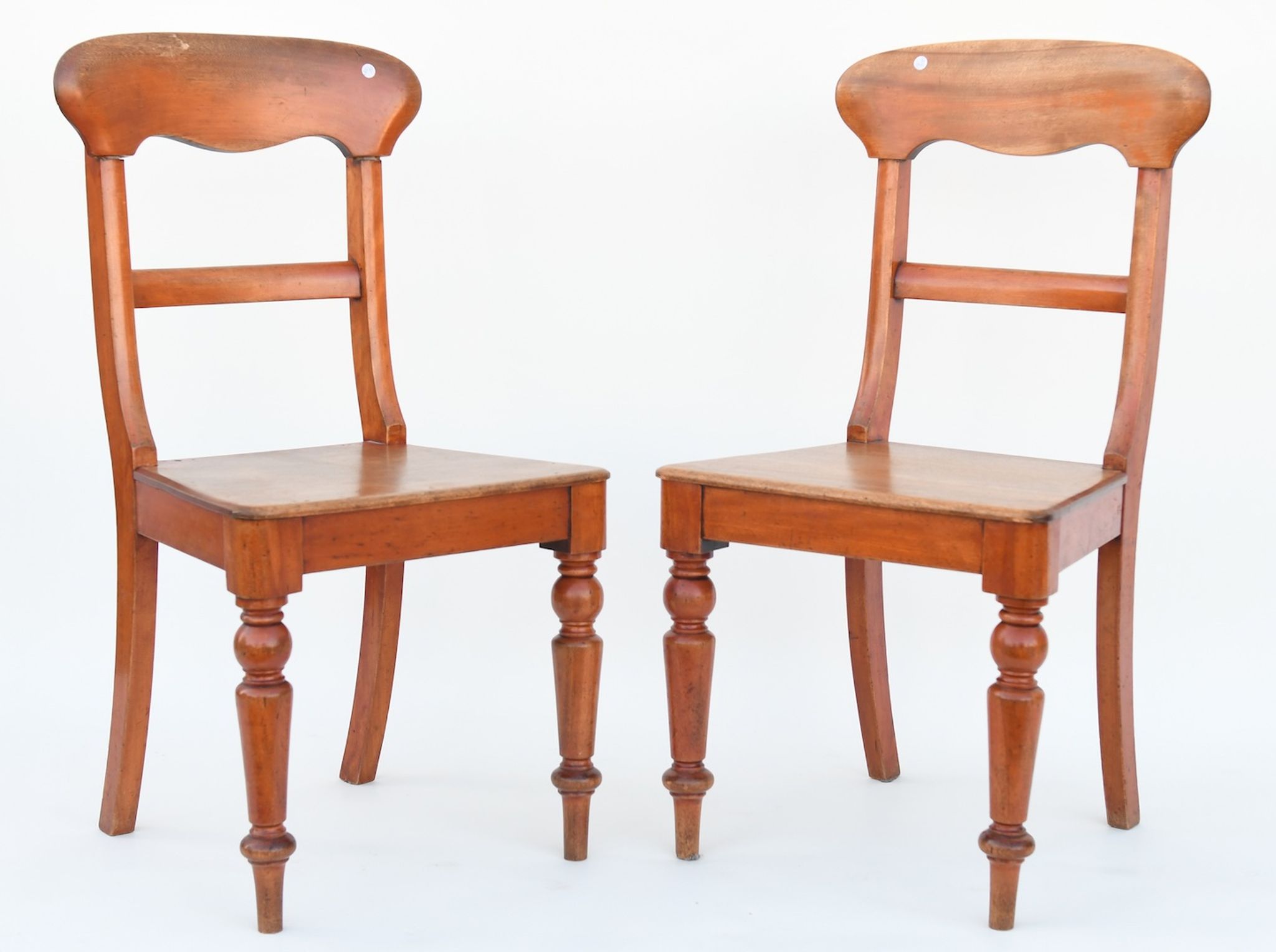 Series of 5 chairs and an English-style armchair