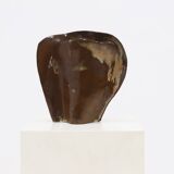 Studio Pottery Free Form Ceramic Glazed Vase 1960s