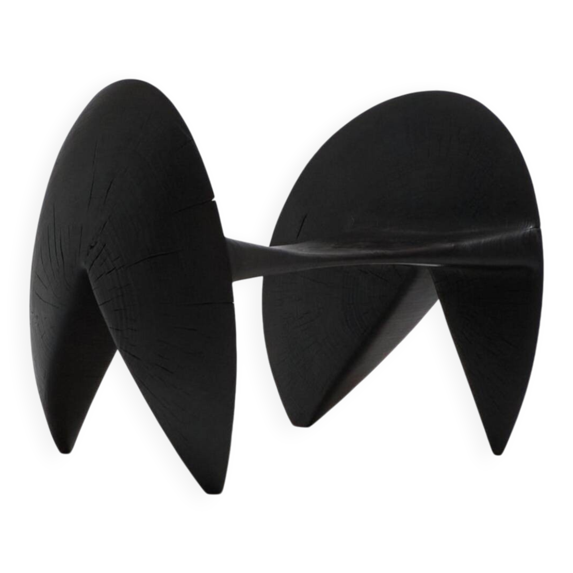 Assise Aigeon en bois noir