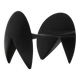 Assise Aigeon en bois noir