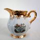 Coffee service 6 cups Swan Lake vintage Italian porcelain