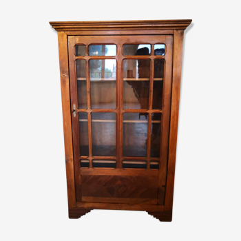 Art deco parisian glass cabinet