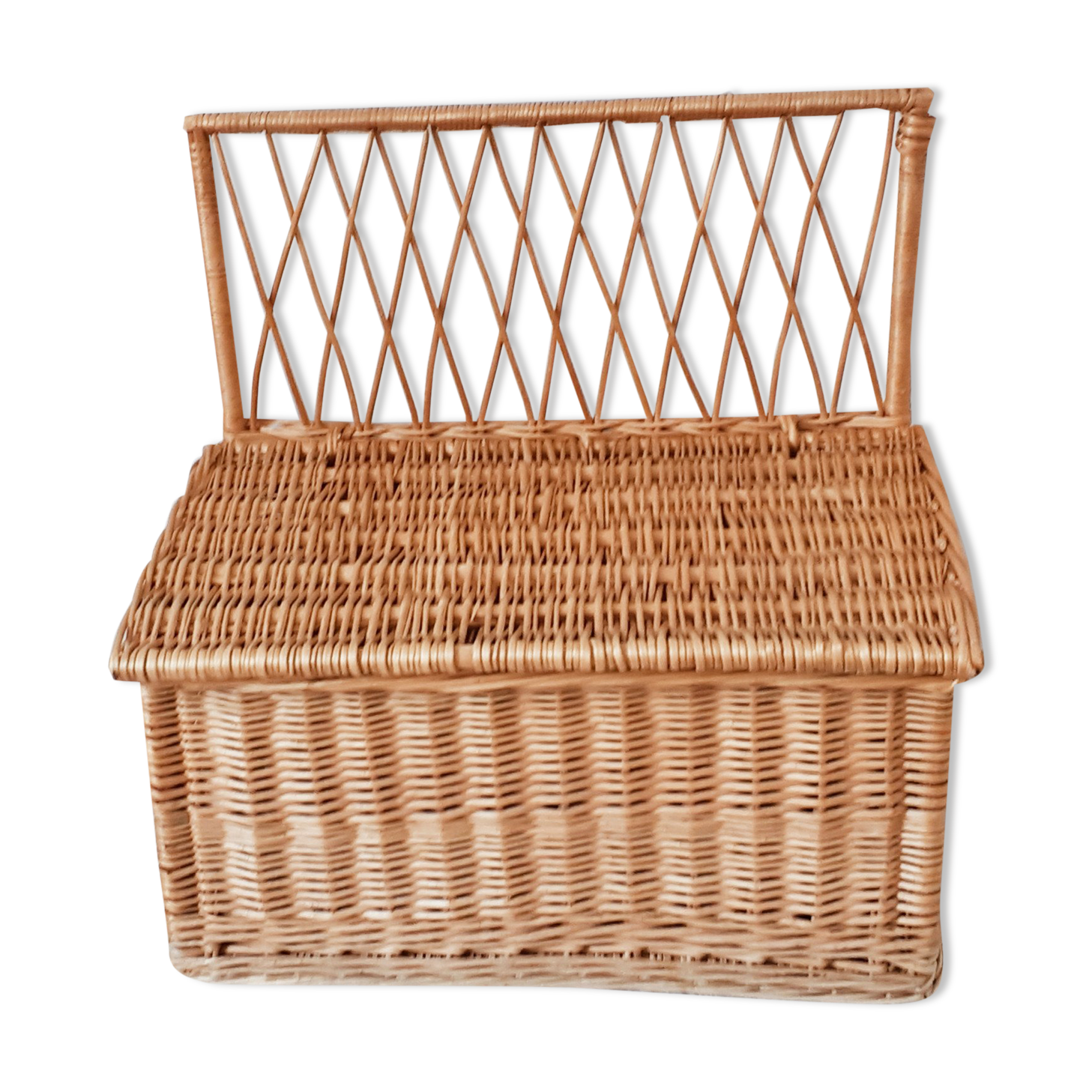 Rattan toy box