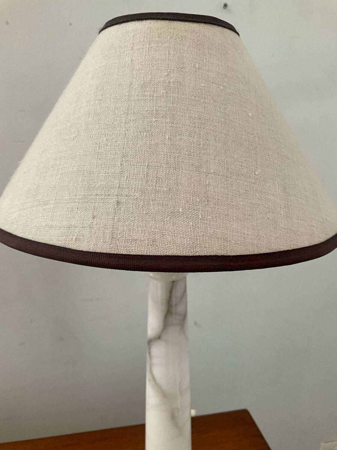 Vintage marble lamp from the 70s