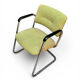 Fauteuil vintage Strafor Steelcase 421, vert chiné