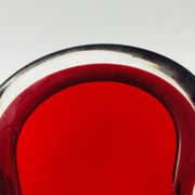 Large Murano Sommerso Glass Bowl or Catch-All / Vide Poche, Italy, 1960s