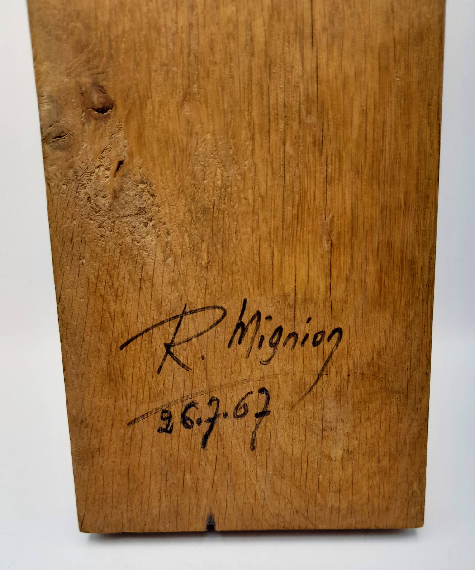 Brutalist sculpture, crucifix by René Mignion, France, 1967