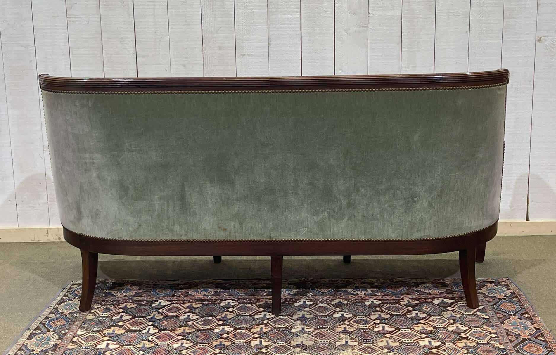 19th century Empire mahogany bench