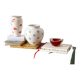 Murano crystal pocket emptier or ashtray – ruby red and faceted