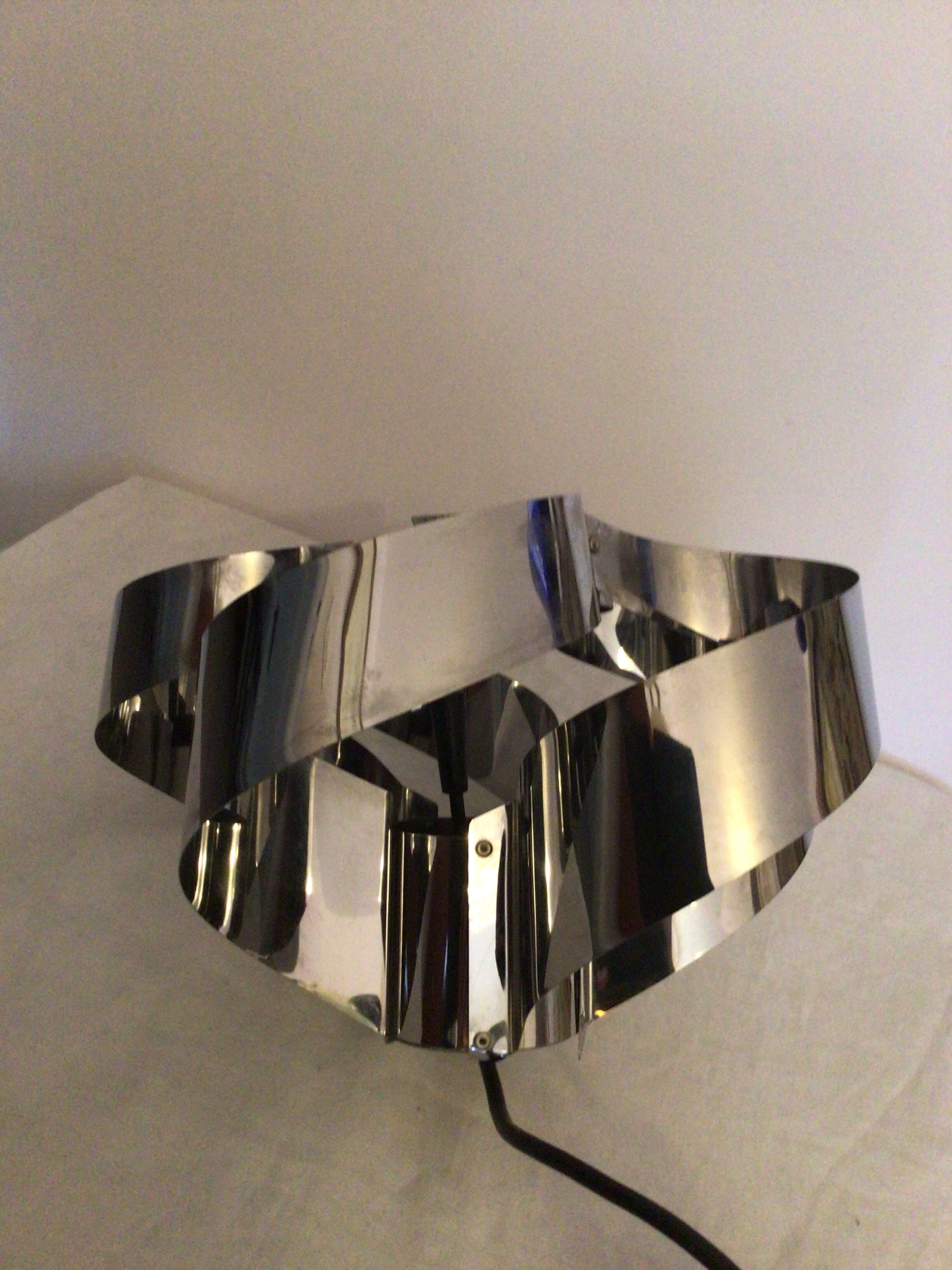 Hanging lamp sheets aluminum metal year 60/70