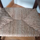 Children's straw armchair