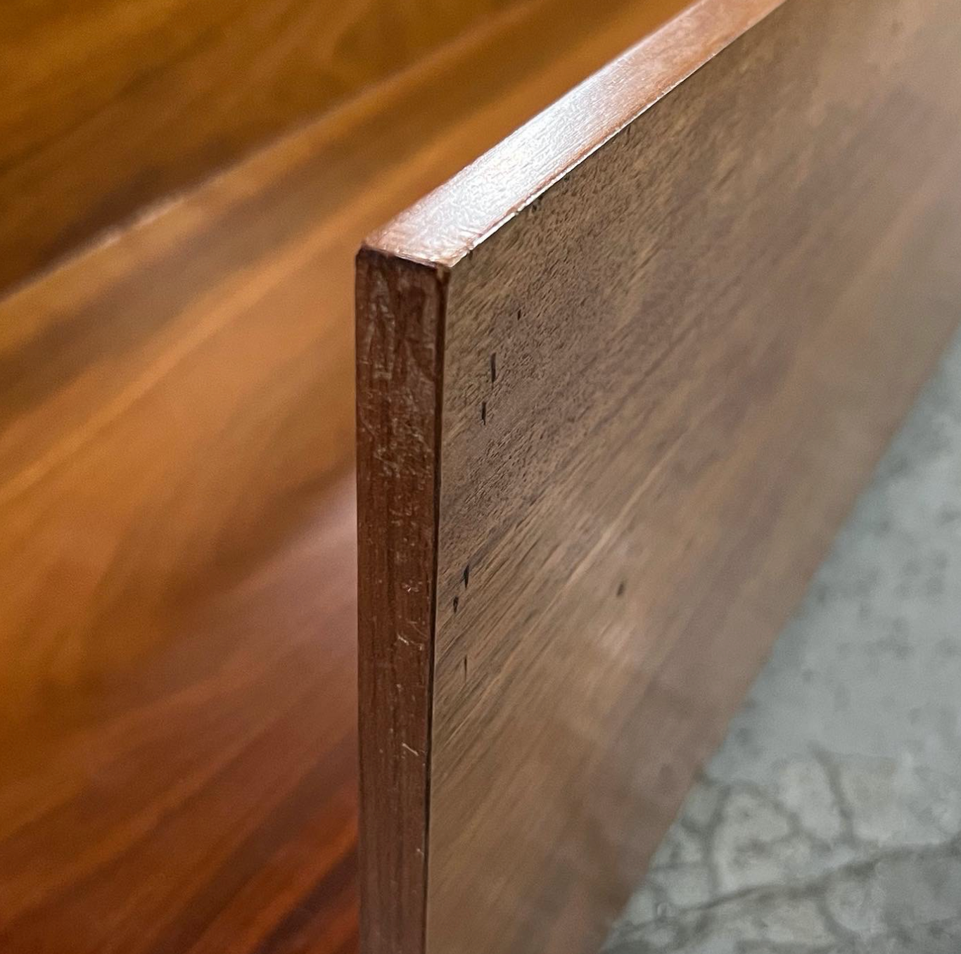 Wall shelf by Walter Wirz for Wilhelm Renz, 60s. Rosewood