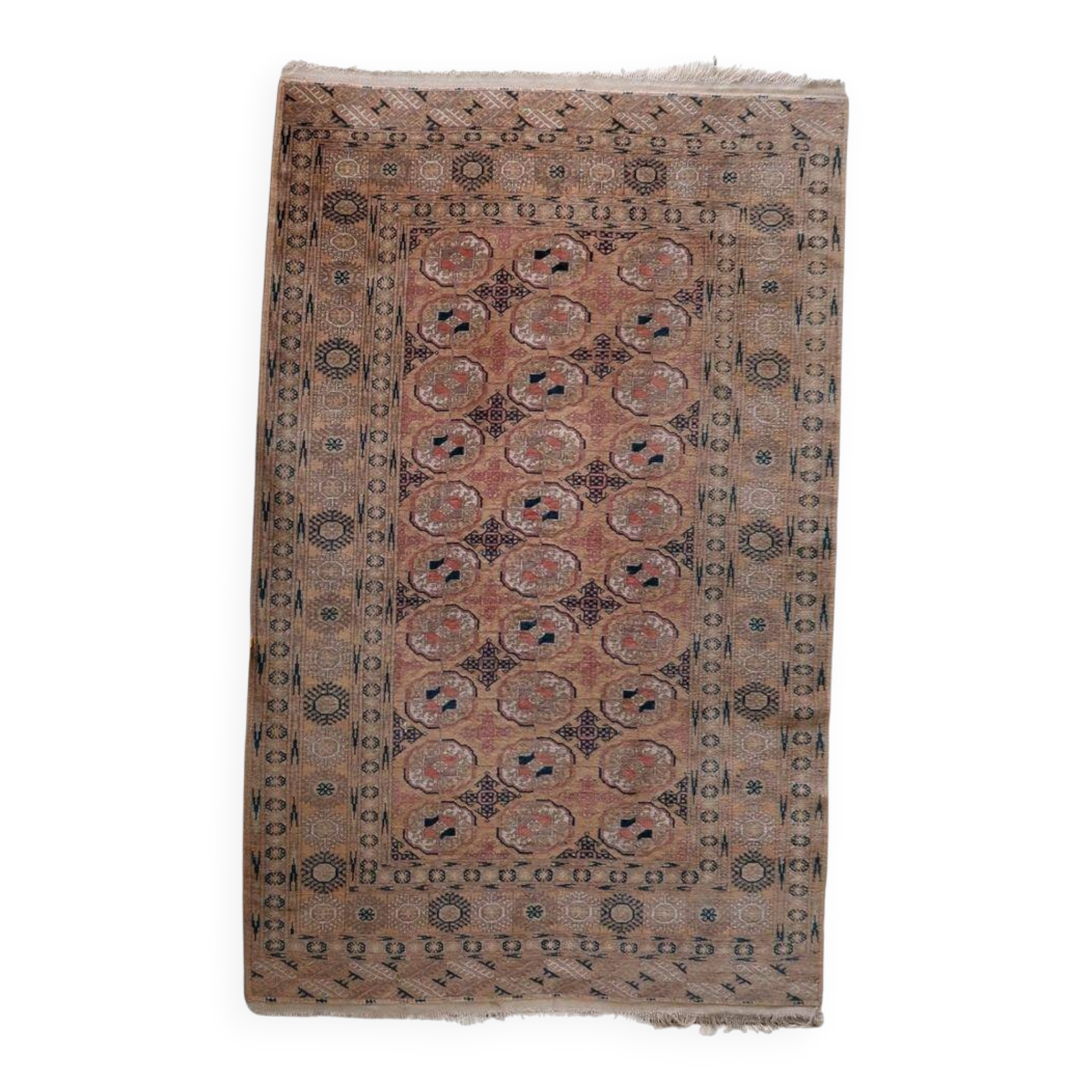 Handmade vintage Afghan Baluch rug 126cm x 199cm 1960s - 1C1172