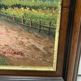Landscape at the mill painting