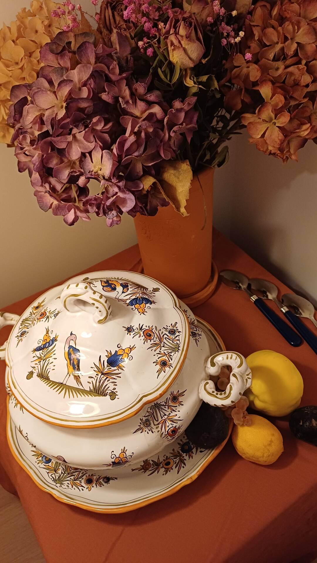 Soupière et son plat " Le Renoleau"