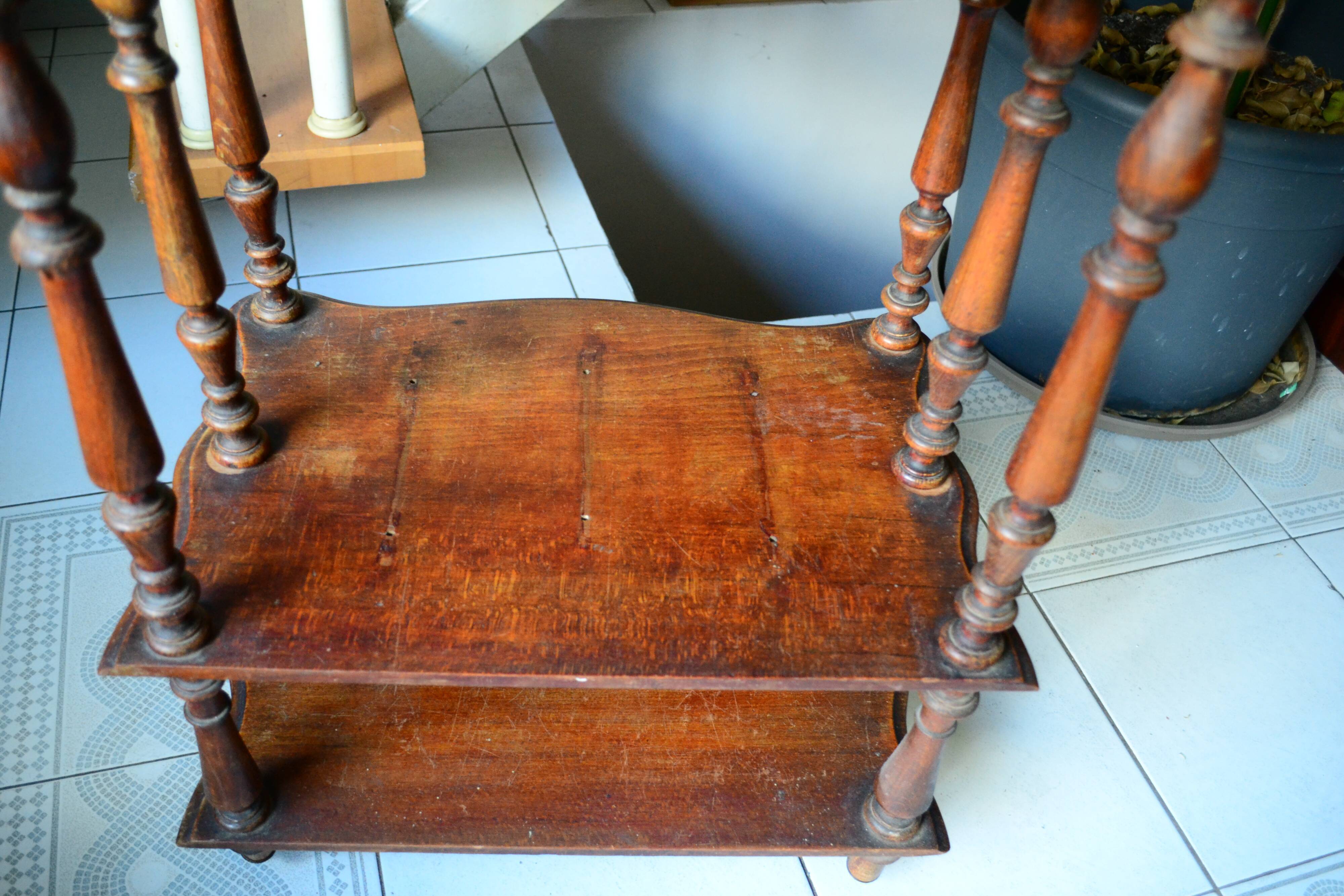 Wheels wood end bookcase