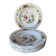 Six assiettes creuses 1960 Sarreguemines modèle Eden