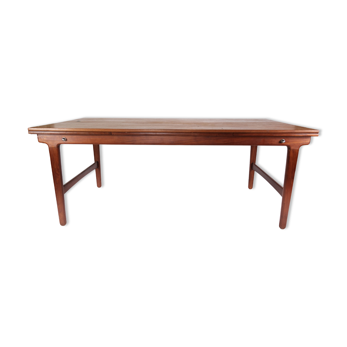 Table à manger en teck avec rallonges de design danois, années 1960