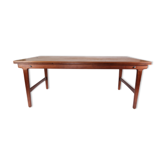 Table à manger en teck avec rallonges de design danois, années 1960