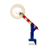 Lampe de table postmodern Memphis « Haba » par Habermaaß 1980s