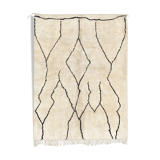 Modern Moroccan carpet white