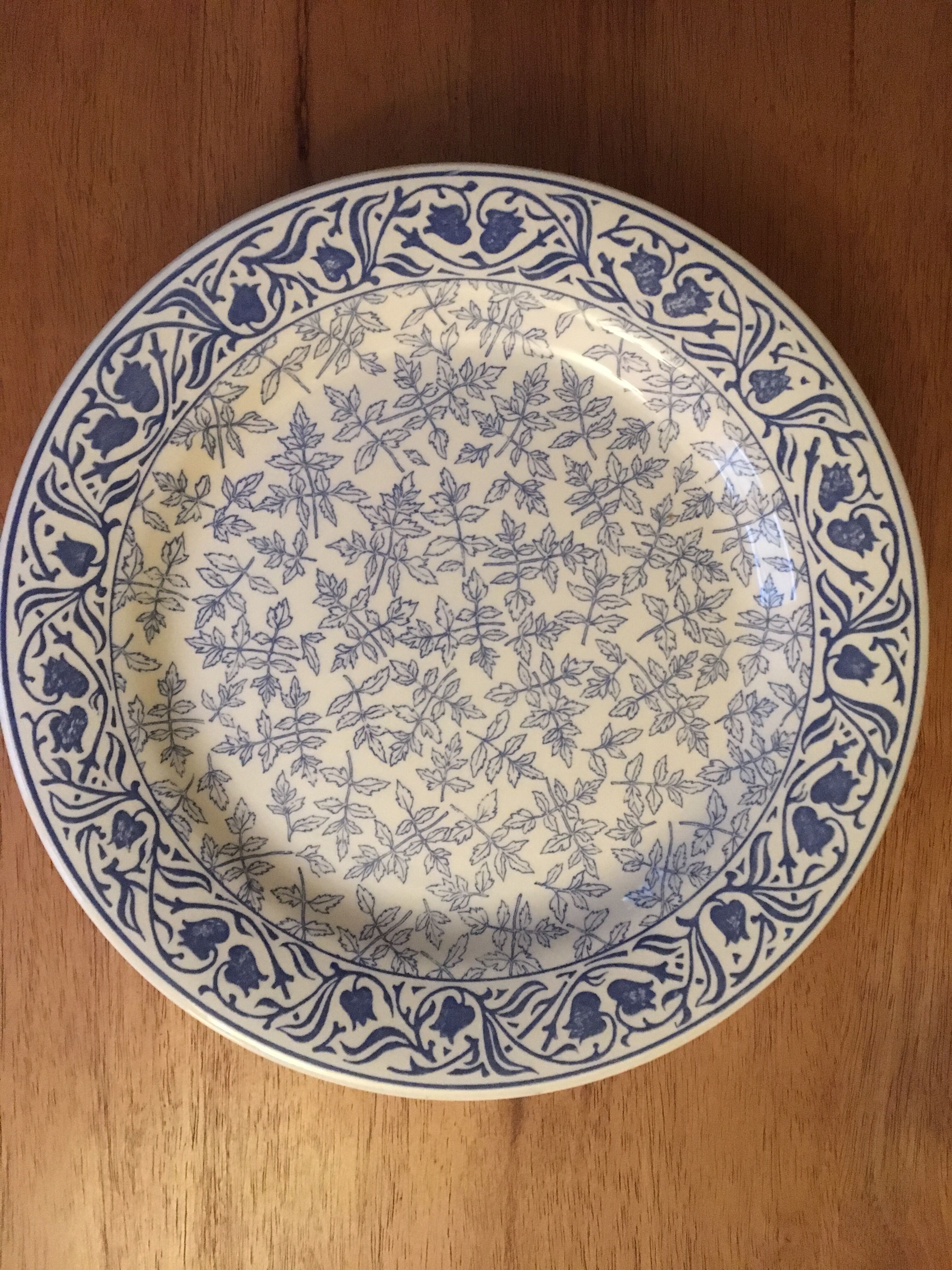 Lot de 6 assiettes en gien