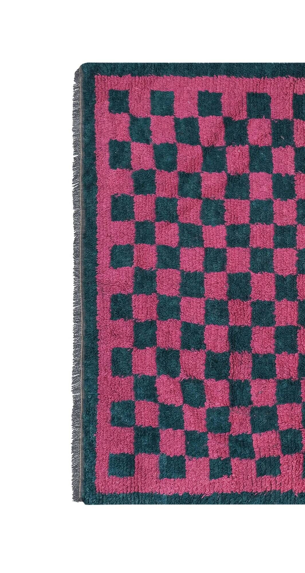 Vintage Turkish handmade rug 144x190 cm